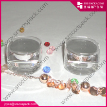 Leere Diamantform Mini Acryl Einzigartiges Kosmetikglas Großhandel